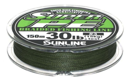 Шнур Sunline Super PE light green 150 м 8lb 4кг
