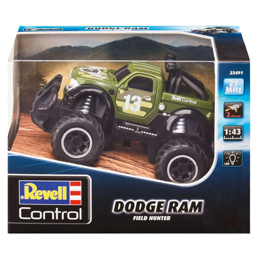 Радиоуправляемый внедорожник Revell Control Dodge RAM Field Hunter 23491 1:43 27 МГц — фото 3