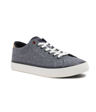 Кроссовки TH HI VULC LOW CHAMBRAY Tommy Hilfiger - темно-синий(FM0FM04945)