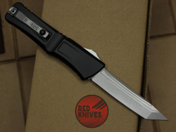 Нож Microtech Troodon 3 T/E Tanto Black - рукоять черный алюминий