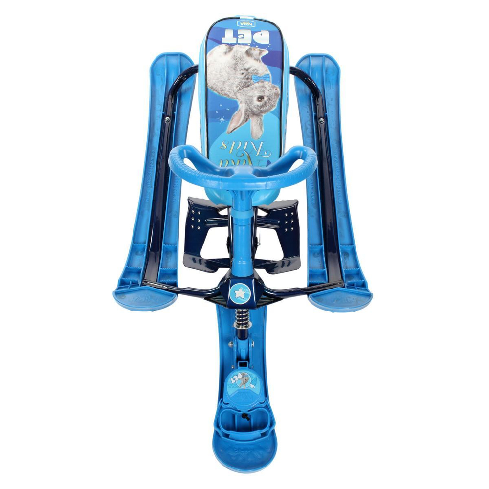 Снегокат "Ника-кросс", Кролик (синий кролик)