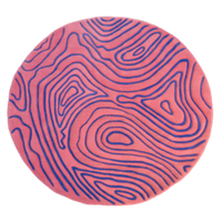 Коврик Pink and blue, 143х130 см