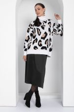 Джемпер Лоренсия (бело-бежевый) Б12700-18 LT Collection