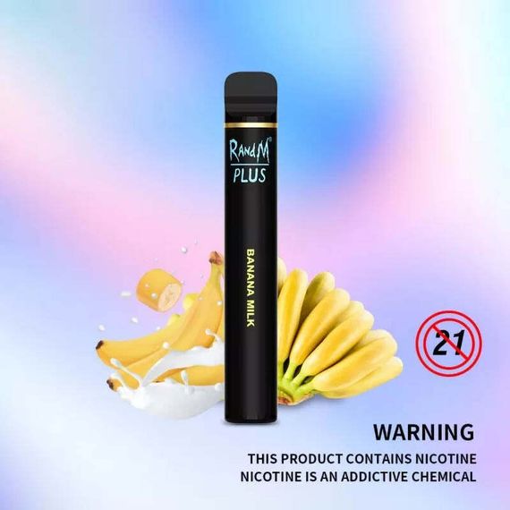 RandM 800 Plus - Banana Milk (2% nic)