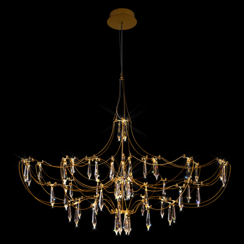 Подвесная светодиодная люстра Loft It Mira 10589/900 Gold Asfour