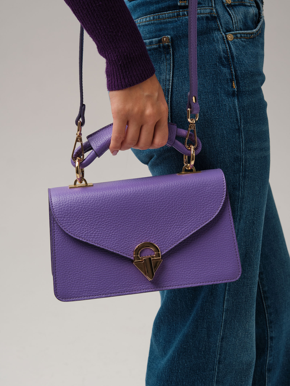 Сумка Azaro 30693 фиолетовый цветок