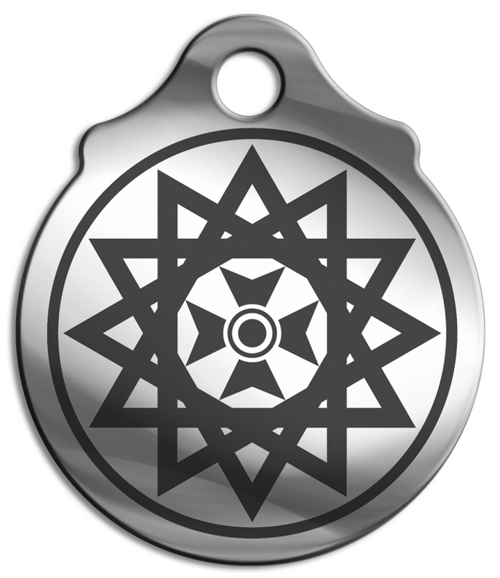 Амулет Пентакль судьбы № 03 Звезда Эрцгаммы, медицинская сталь