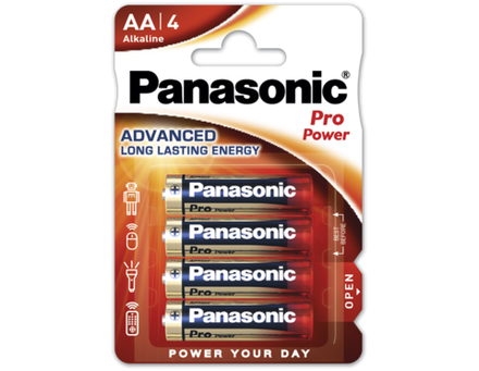 Батарейки Panasonic Pro Power AA щелочные 4 шт