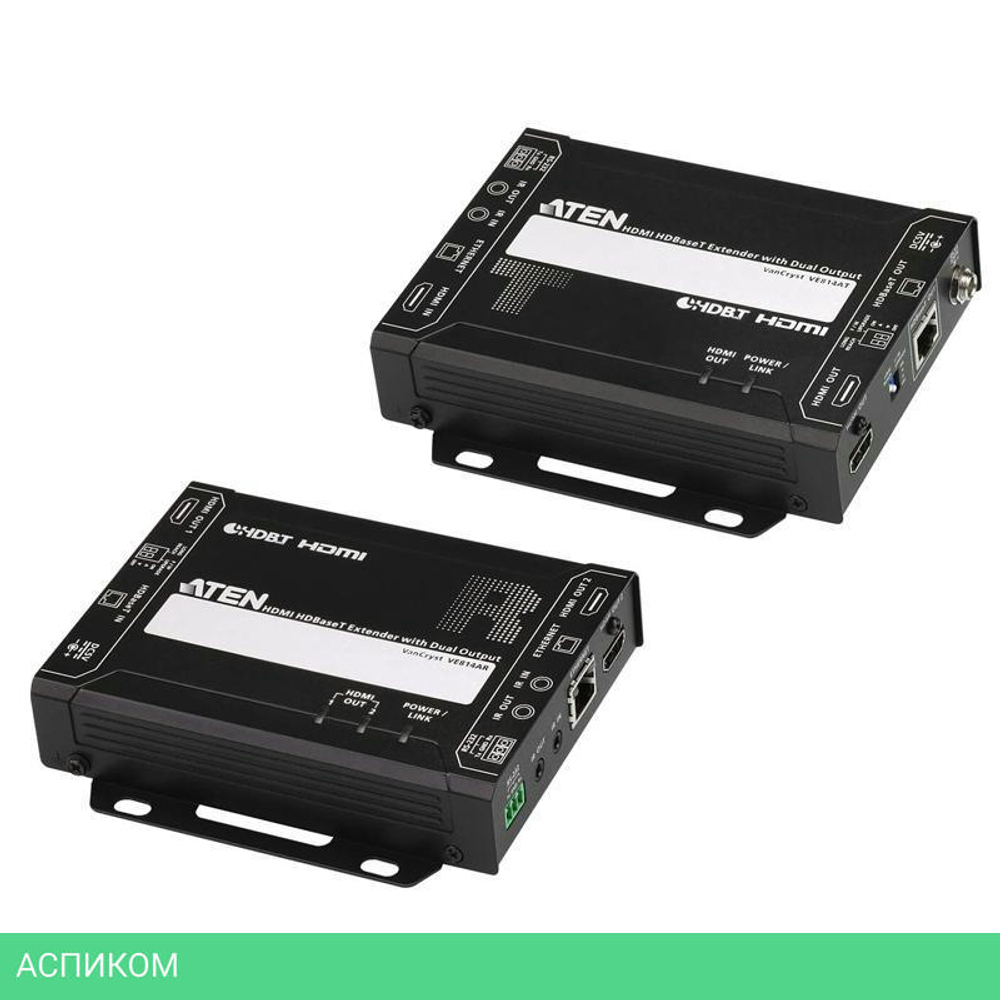 Комплект удлинителей Aten VE814A 4K (VE814A-AT-G)