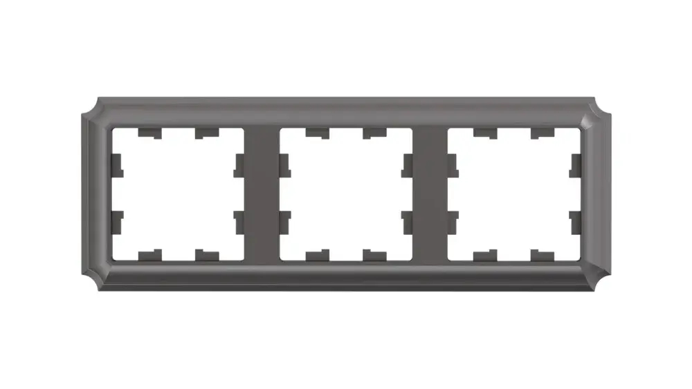 ATLASDESIGN ANTIQUE 3-постовая РАМКА, универсальная, МОККО