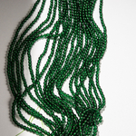 Шпинель синтетическая "Изумруд", 3,3мм, шар