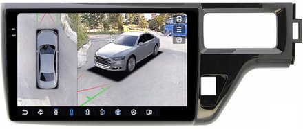 Магнитола для Honda Stepwgn 5 2015-2021 - FarCar BX10-360-9516 монитор 10.36" 2K QLED на Android 13, 6Гб+128Гб, CarPlay, 4G SIM-слот, 4 камеры в комплекте