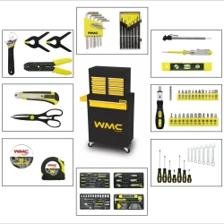 Тележка инструментальная с набором инструментов 257пр(700х600х290мм) WMC TOOLS WMC-WMC257