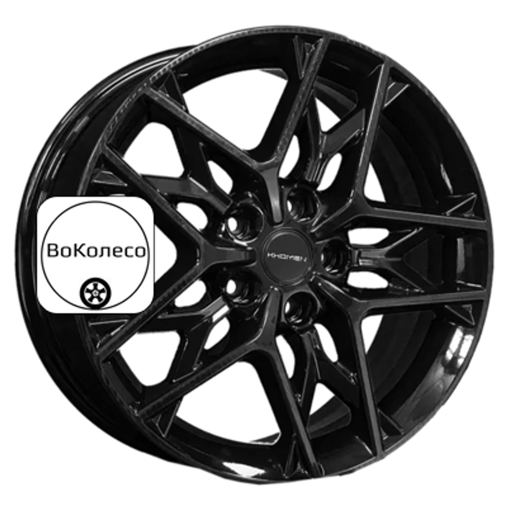 7x17/5x114,3 ET40 D57,1 KHW1709 (Besturn X40) Black Khomen Wheels