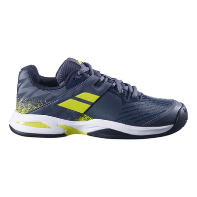 Детские теннисные кроссовки Babolat Propulse All Court Shoe Kids - Dark Blue, Neon Green