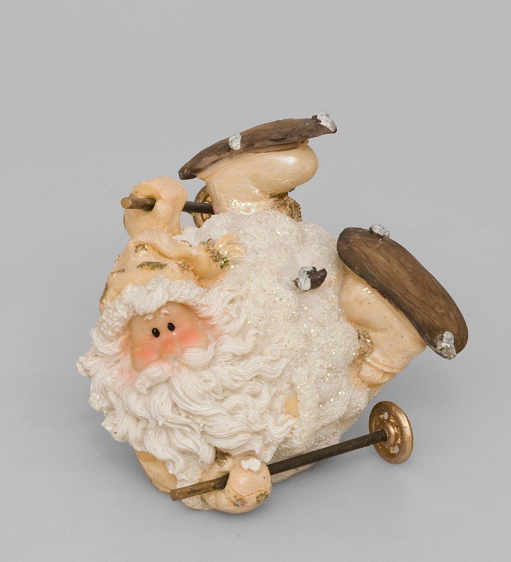 HJ23A100- 9 Фигурка «Дед Мороз - Веселый лыжник» в асс.