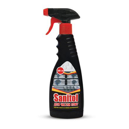 Чистящее средство для плит Sanitol, спрей, 500 мл