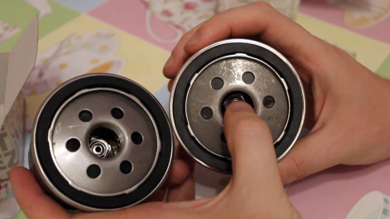 Как отличить подделку масляного фильтра?