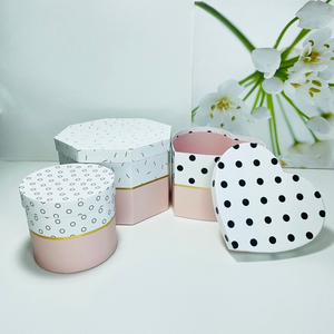 Коробоки Ассорти Набор 3шт Розово-белые