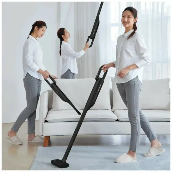 Пылесос вертикальный Deerma Vacuum Cleaner VC03S беспроводной , черный