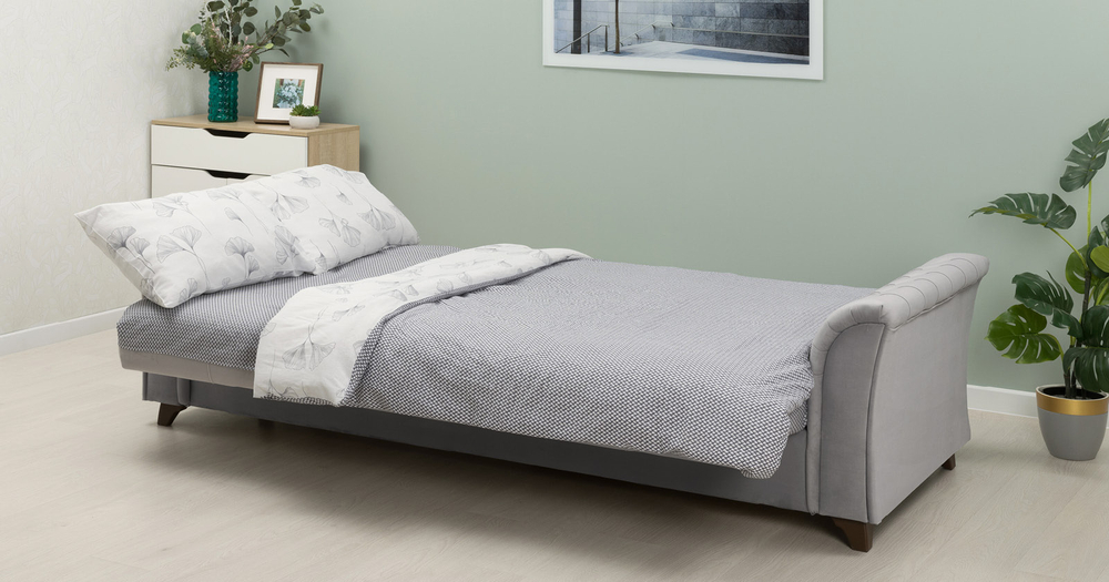 Ирис диван-кровать (светло-серый)