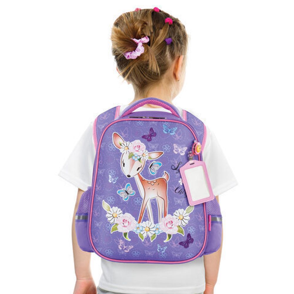 Ранец ЮНЛАНДИЯ LIGHT, 2 отделения, "Spring-chirp", 38х29х16 см, 229912