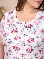 Сорочка с к/р 9404-2 (розовый)