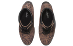 Timberland Allington Heeled 6 Mid Calf Boots Women"s Brown Leopard Print