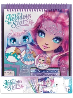 Раскраска для девочек серия Cristalia