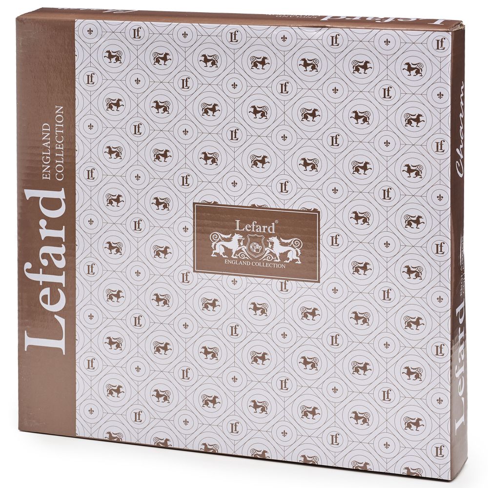 НАБОР ТАРЕЛОК ОБЕДЕННЫХ LEFARD "CHARM" 2 ШТ. 26*2,5 СМ (С ЗОЛОТОЙ ЛИНИЕЙ)