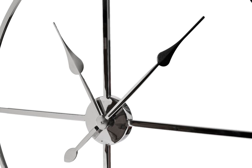 79MAL-5316-76NI Часы настенные цвет хром d76см