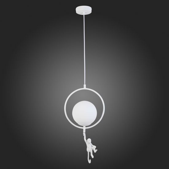 SLE115113-01 Подвес Белый/Белый E27 1*60W TENATO