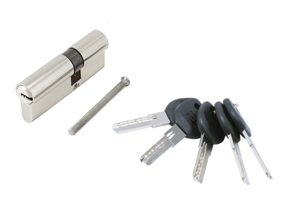 Механизм цилиндровый АЛЛЮР HD F   80-5К CP хром перф.кл  (35*40)(30x10x40)/16252