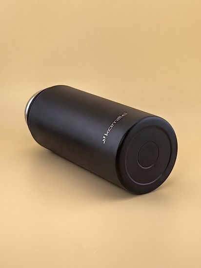 Термос-Бутылка спортивная 600 мл. Kamille KM 2176 из нержавеющей стали с замком и петлёй