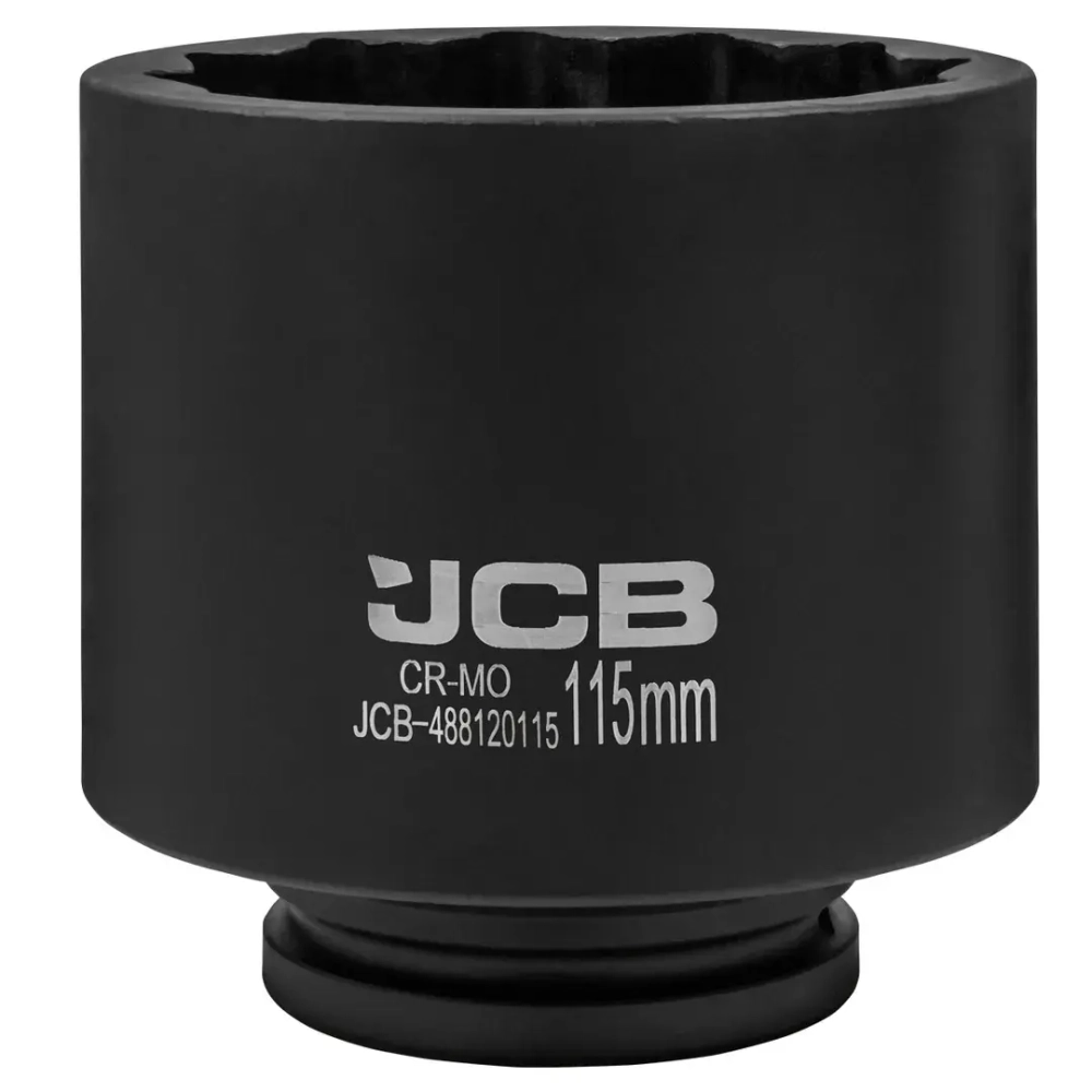 Головка ударная глубокая 115мм (12гр.), 1'' JCB JCB-488120115
