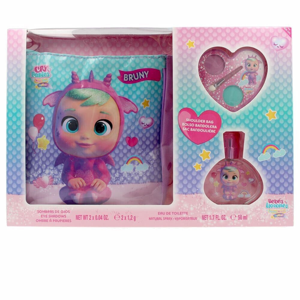 Набор куколок CRY BABIES 3 шт Cartoon с туалетной водой, тенями для век и рюкзаком