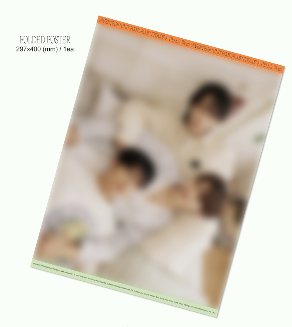 Фотобук SEVENTEEN (JEONGHAN & JUN & MINGYU) - [SEVENTEEN Episode : Oh, My Days and Sweet Voice A]