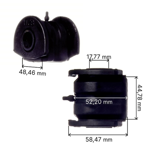 Сайлентблок переднего нижнего рычага, задний Avantech ASB0349