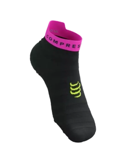 Носки Run Ultralight Low V4 Black Safe Yellow Neo Pink
