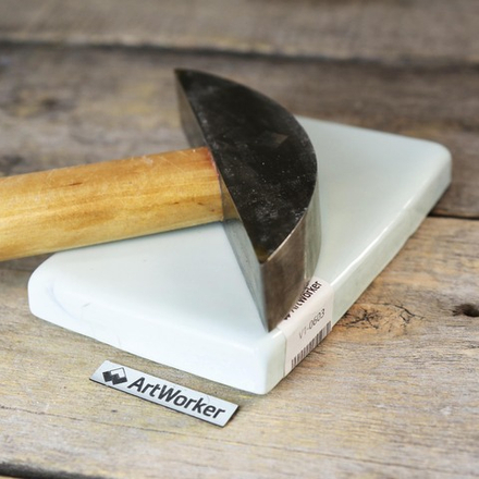 Смальта светло-зелёного цвета, 600 гр, в кирпичиках V1-0603