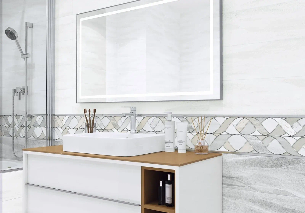 Бордюр Alma Ceramica BWA61UNI808 Universal 3x60 бежевый матовый под камень