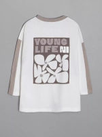 Лонгслив для девочки оверсайз