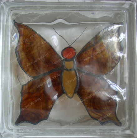 Стеклоблок ВИ_001 (Г) 19x19x8 - Витраж