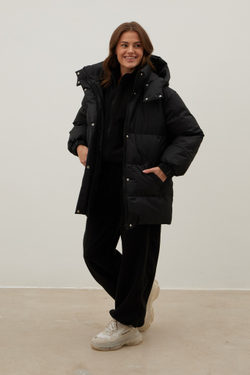 Пуховик COLD SEASON, черный