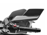 BSN140 RIZOMA STEALTH MAX MIRRORS W/ BSN902 MOUNT KIT (DVL V4)