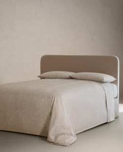 Простыня Zara Home сатин, хлопок 100%, однотонный, 5152/089