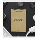 Тетрадь 96л., А5, клетка, Alingar "Office", скрепка, мелованный картон( стандарт), блок офсет, 5 дизайнов в пленке т/у