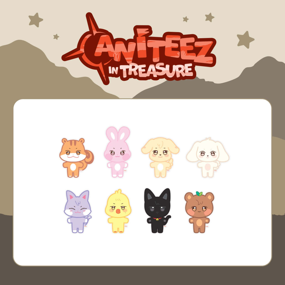 Мерч ATEEZ - ANITEEZ IN TREASURE MD 27. (PLUSH DOLL)