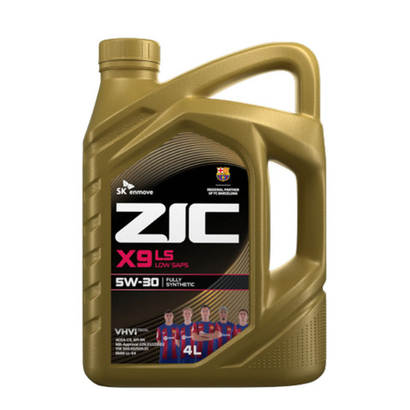 Масло моторное синтетическое ZIC X9 LS SAE 5w30 API SN/CF 4л