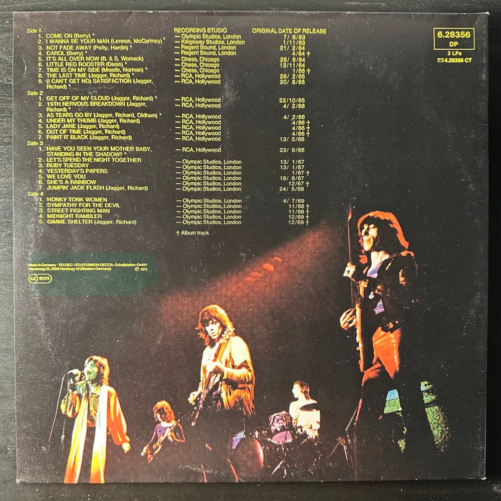 The Rolling Stones ‎– Rolled Gold (The Very Best Of The Rolling Stones) 2LP (Германия)